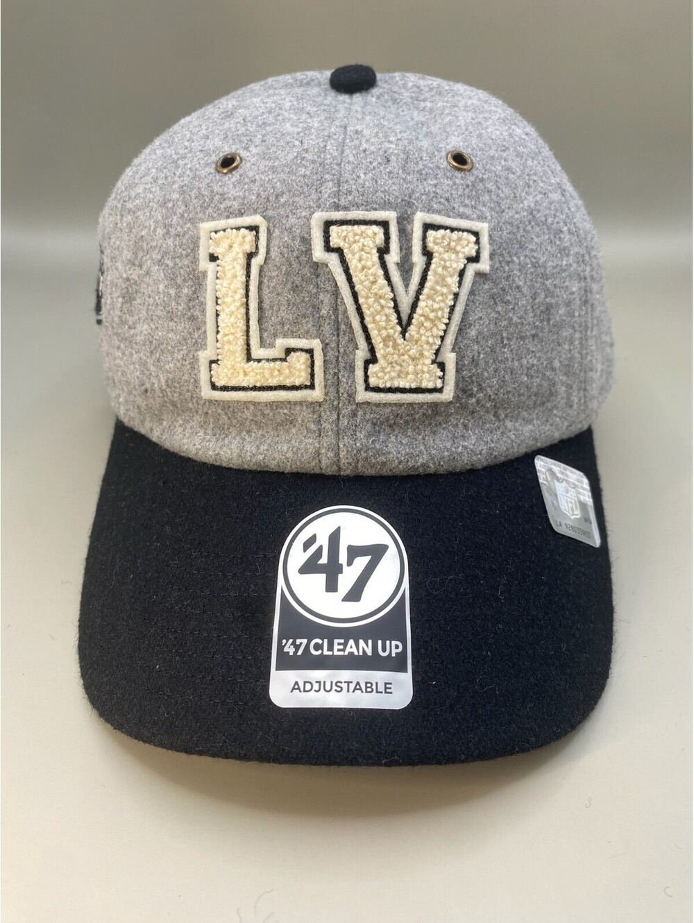 NWT Stoney Clover Lane x '47 Las Vegas Raiders Hat Gray Wool Adjustable